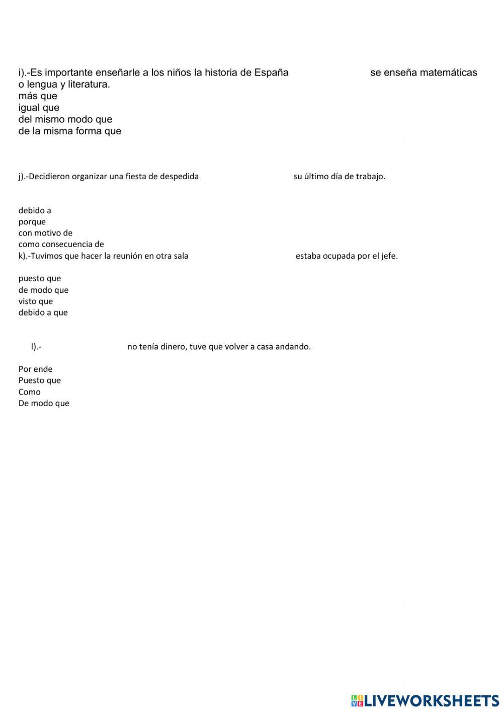 Repaso de Lengua y Literatura para 9° EGB