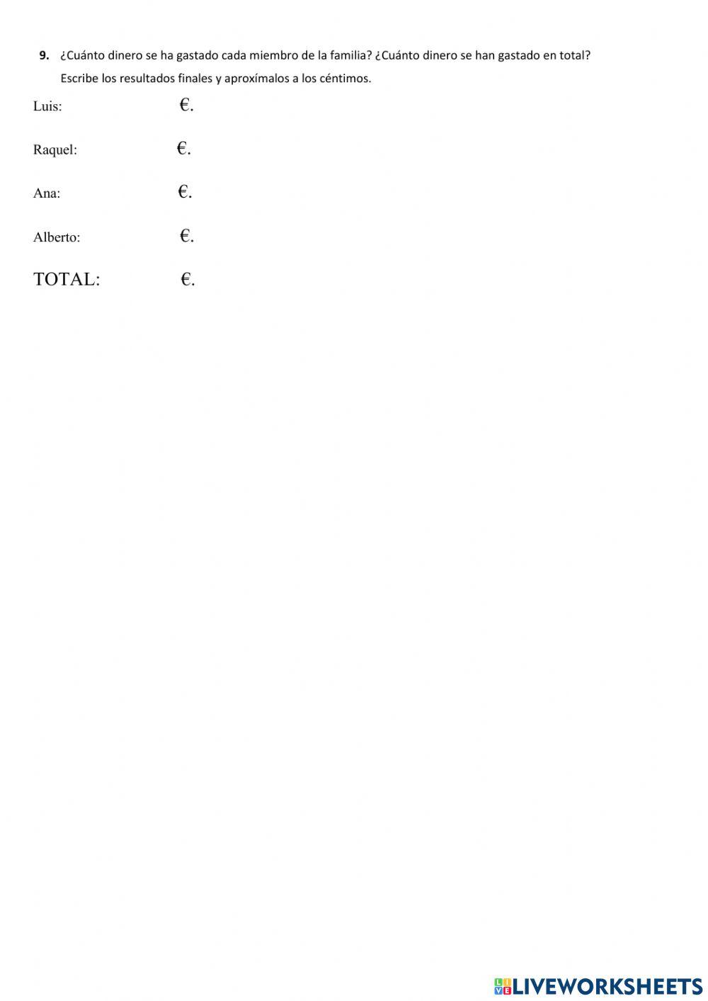 Decimales con calculadora