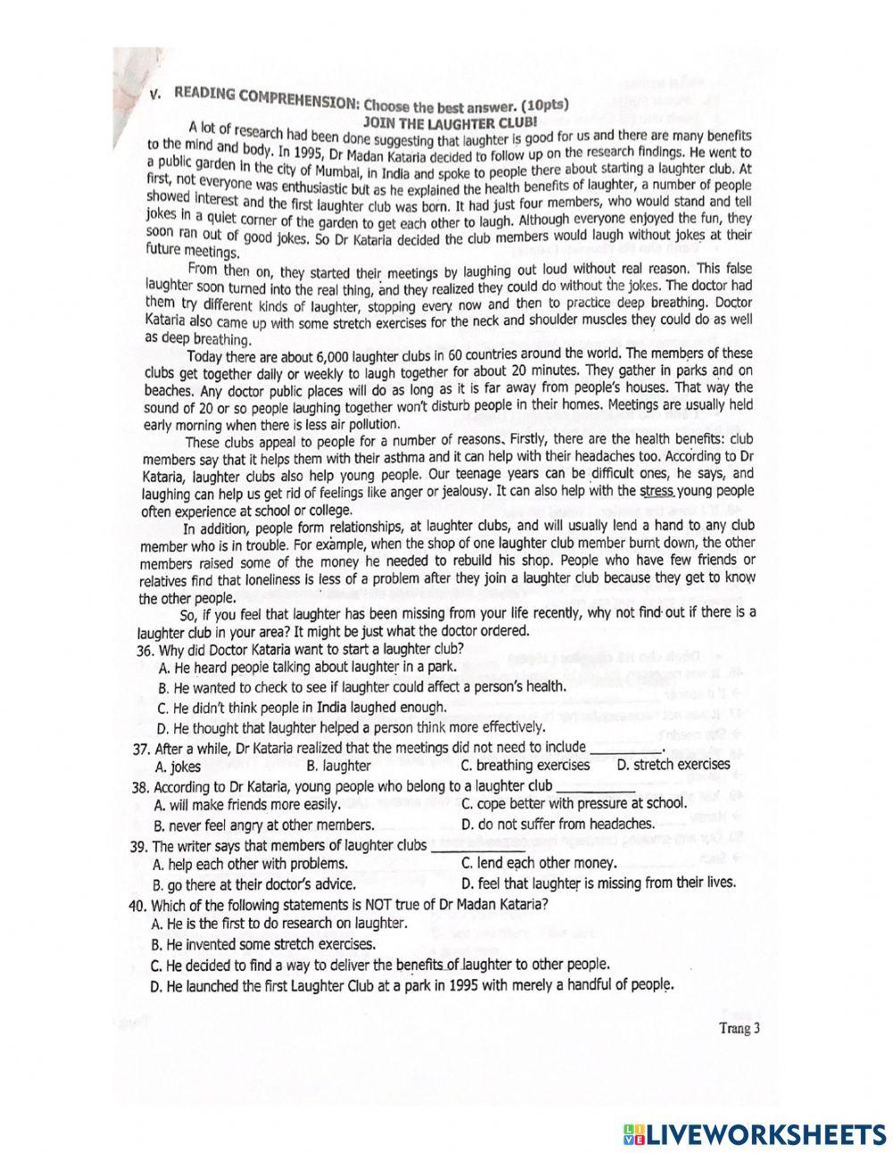 E11 - TĐN - 1st semester test