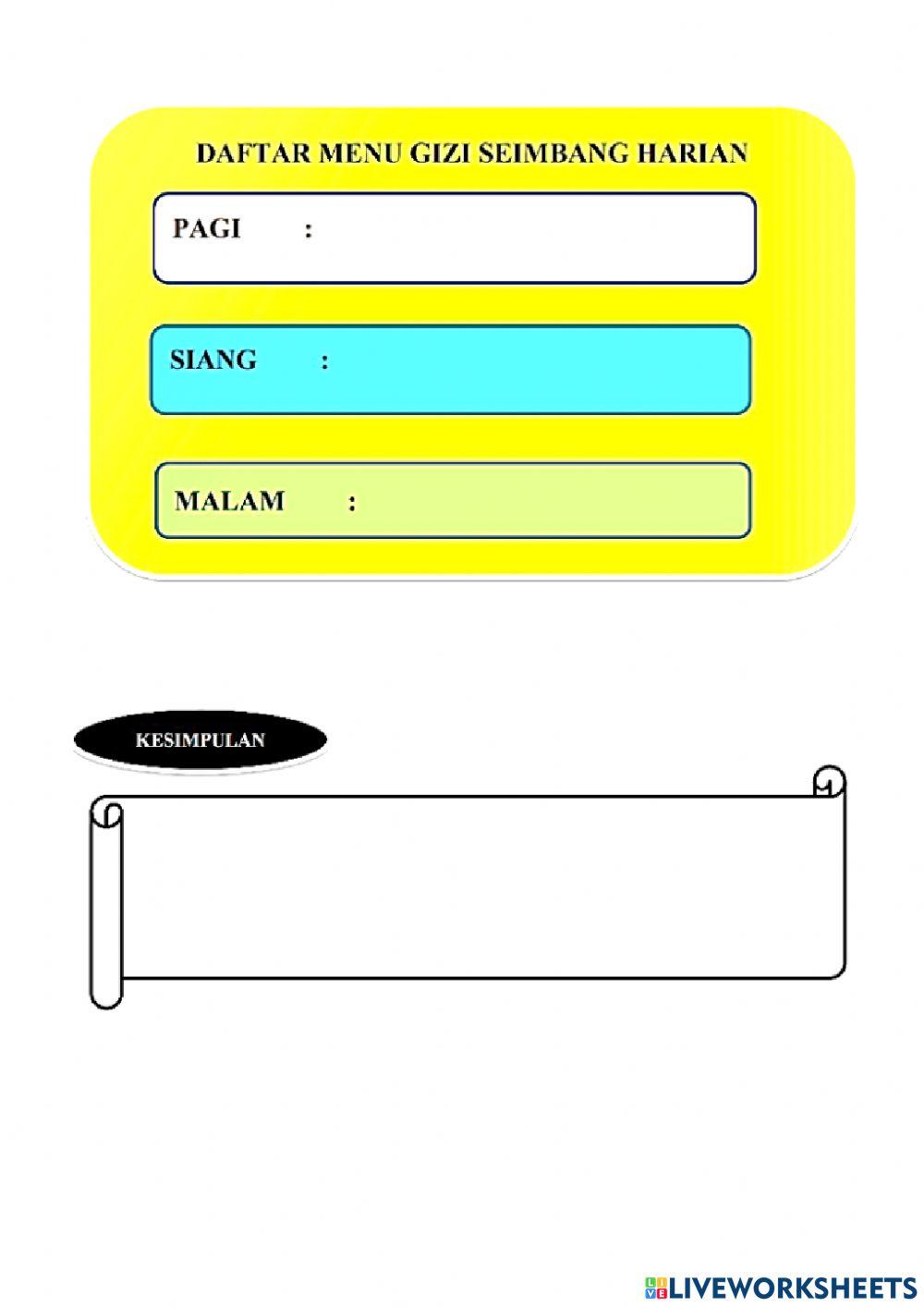 Nutrisi dan Kebutuhan Energi