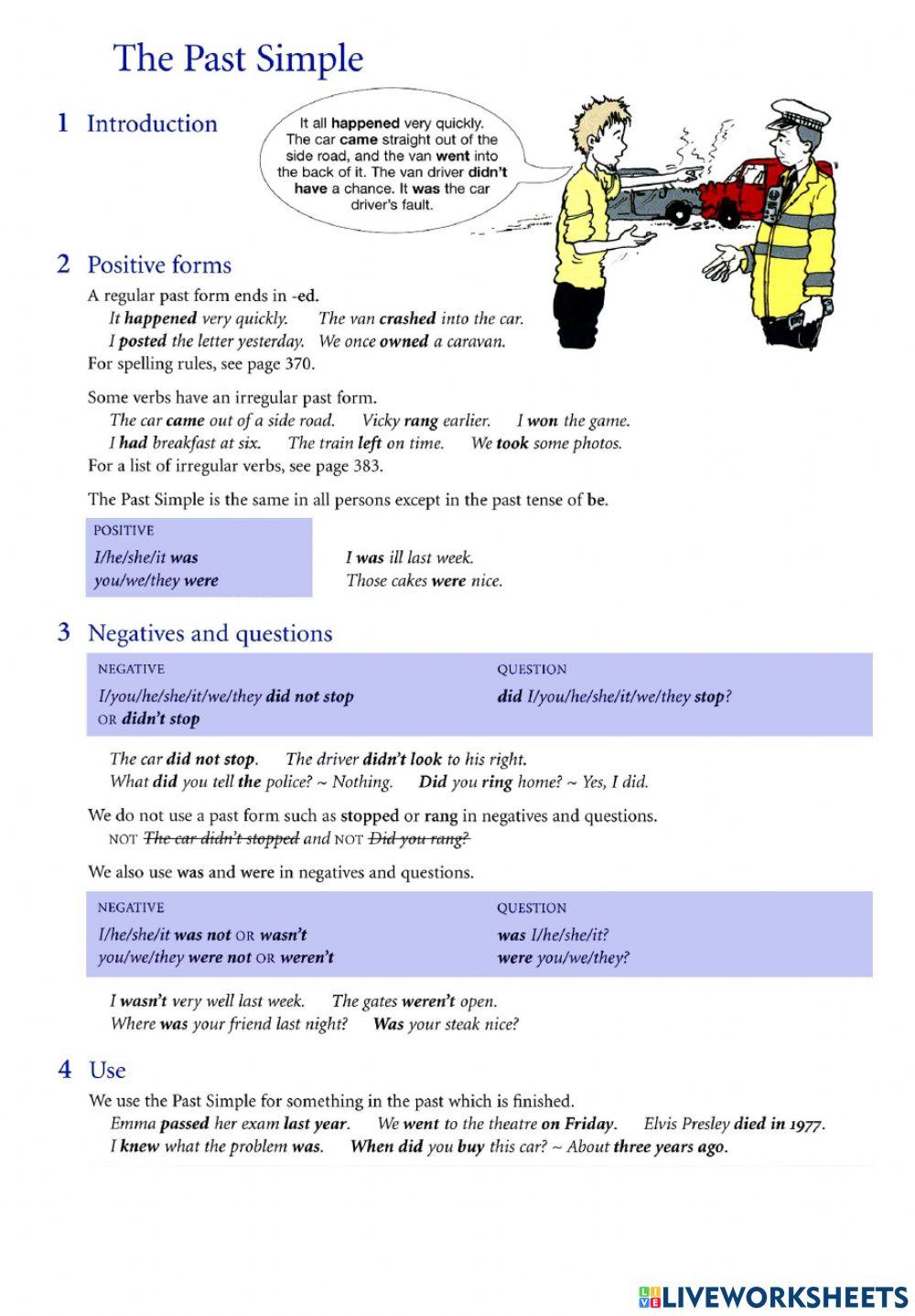 Intermediate Grammar-8 Past Simple