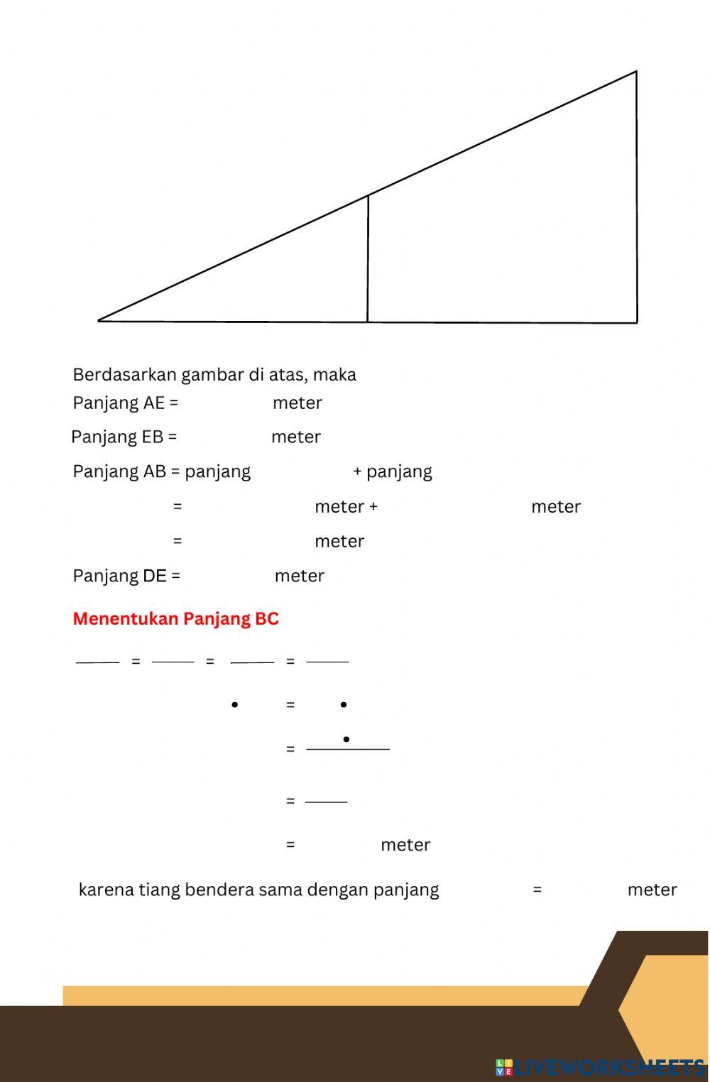 LKPD Penerapan Kesebangunan dan Kekongruenan