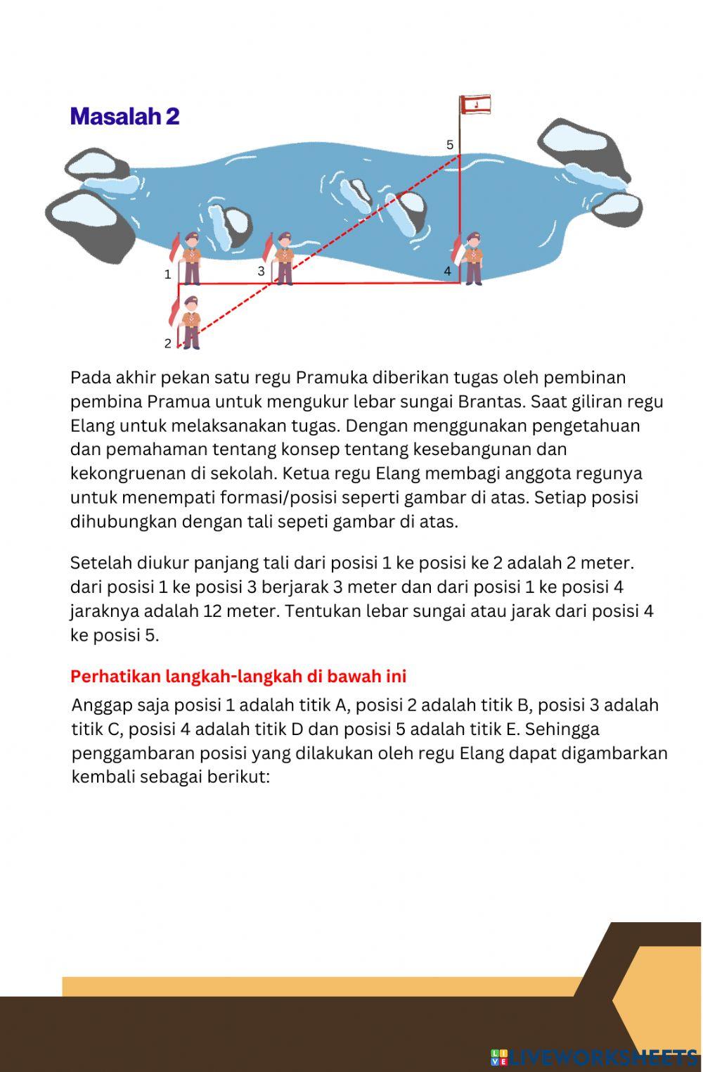 LKPD Penerapan Kesebangunan dan Kekongruenan