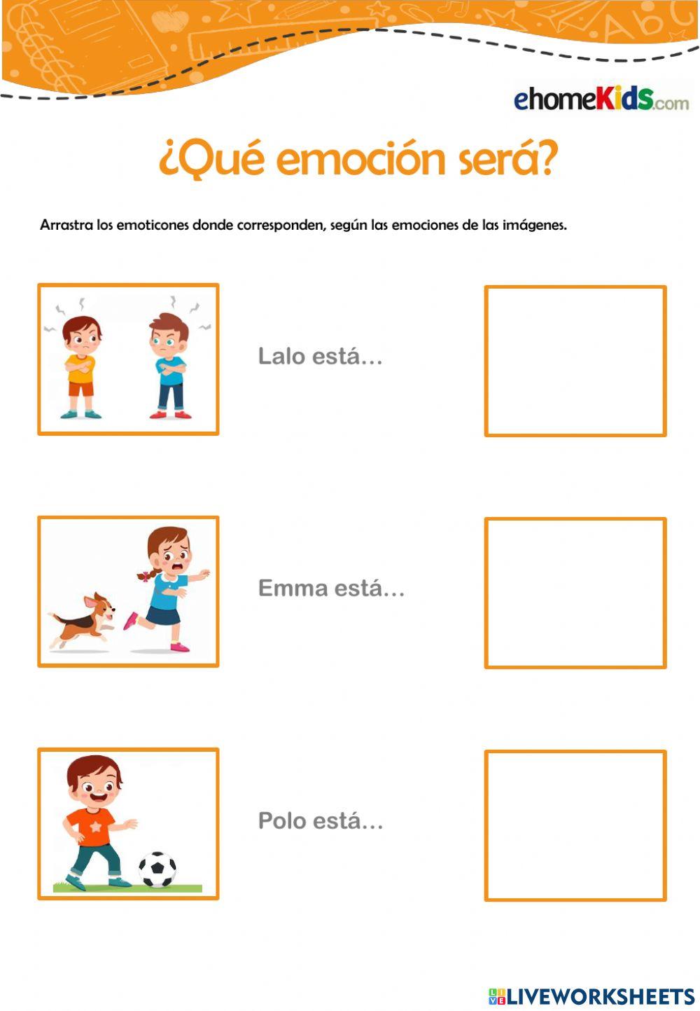 ¿Qué emoción será? ¿Qué emoción será?