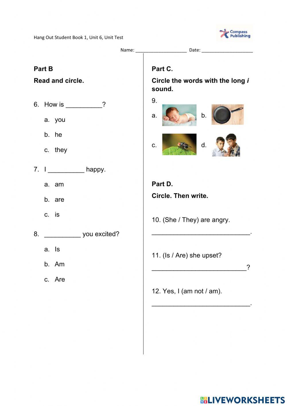 Hangout 1 Unit 6 lesson 6