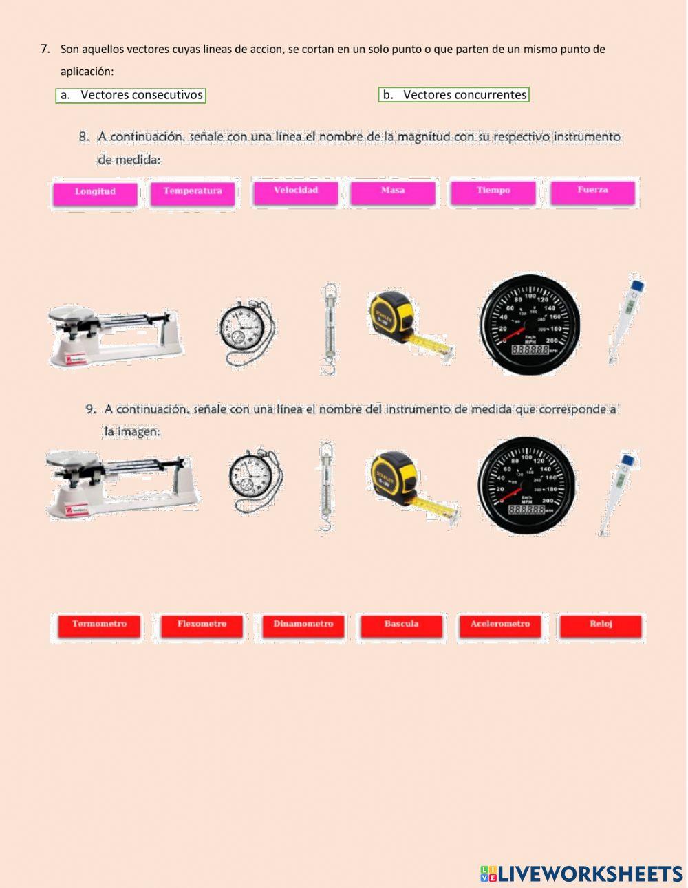 Magnitudes escalares y vectoriales