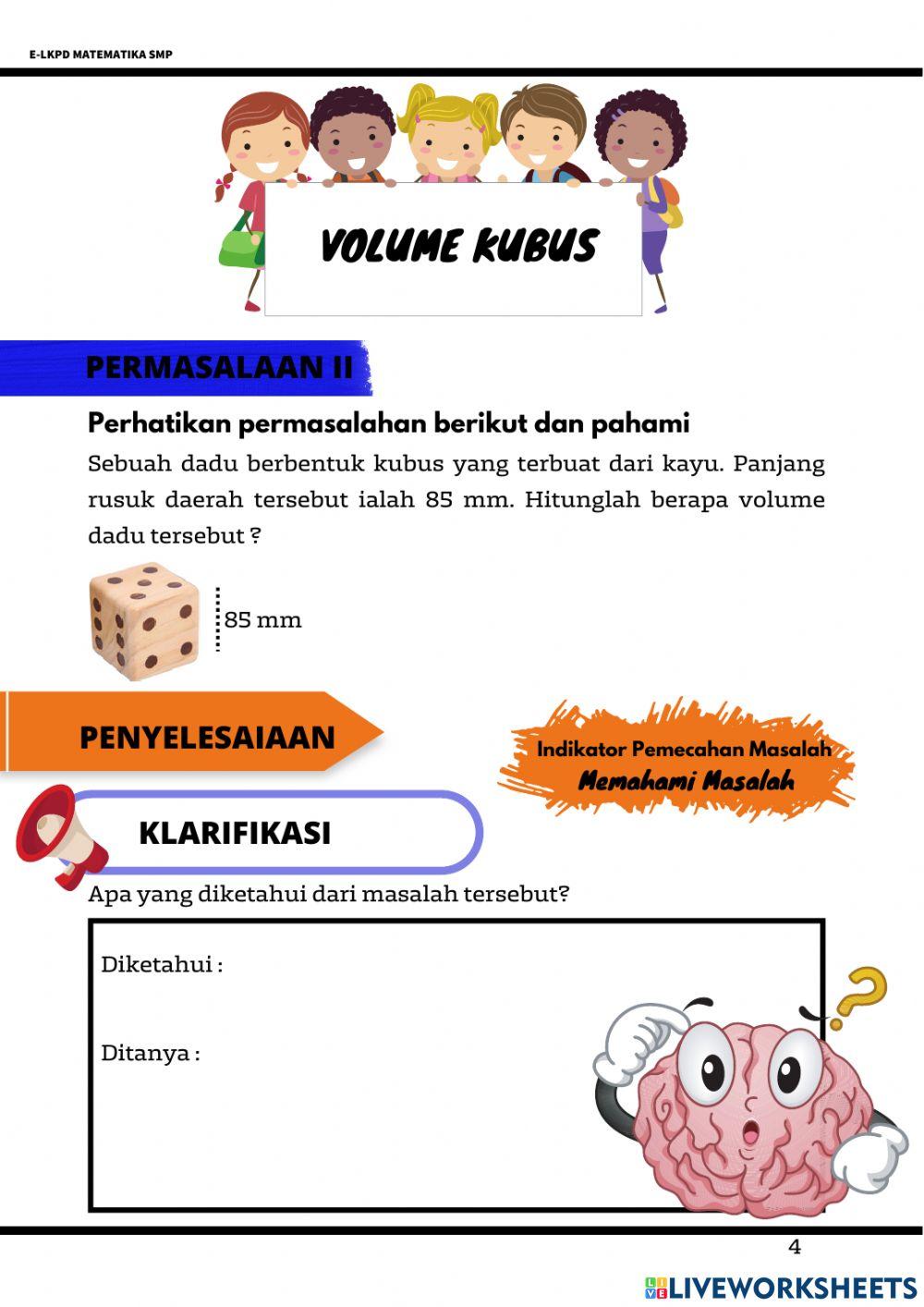 Volume bangun datar