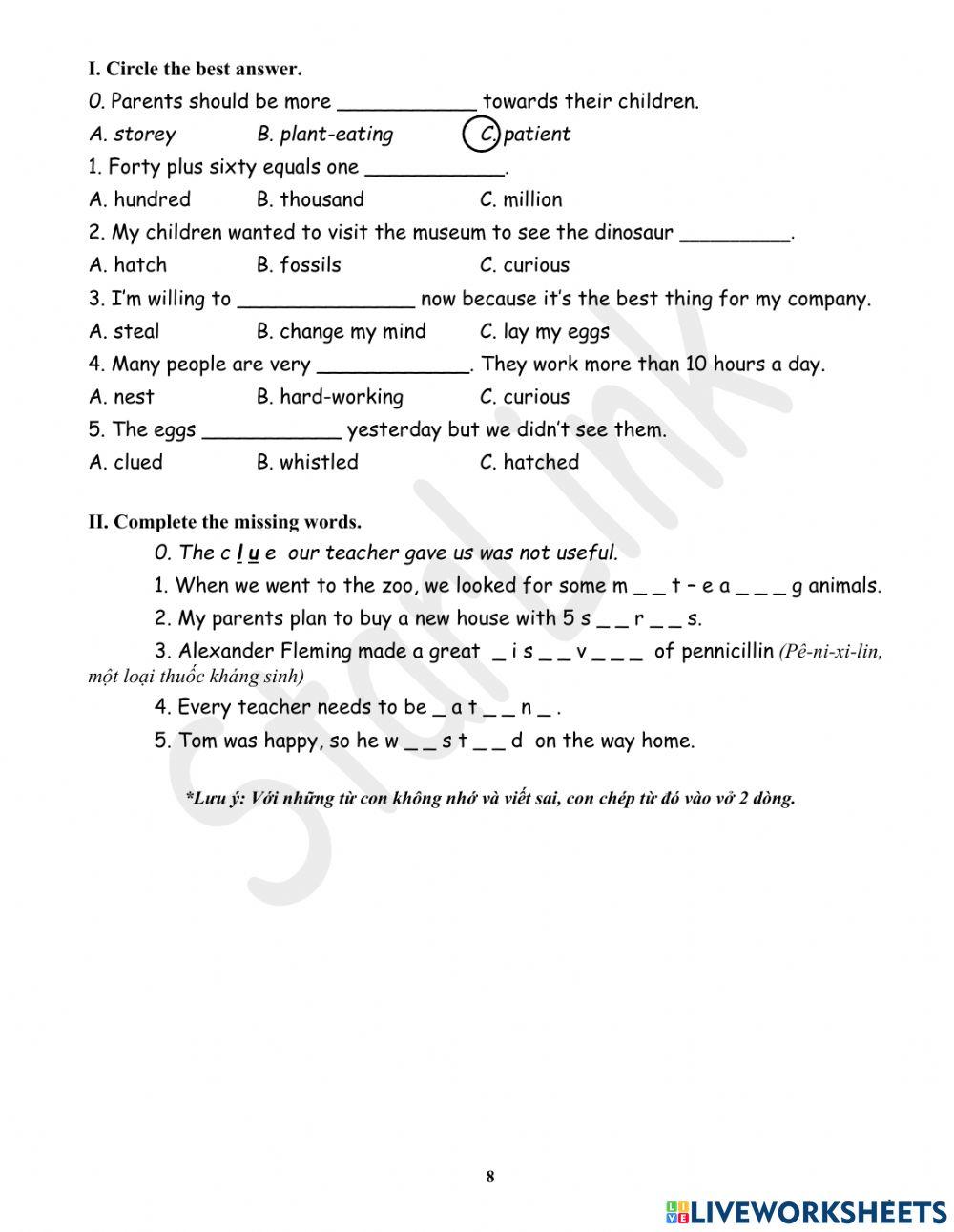 Foreign-W26-S3-U7-VOCAB-1