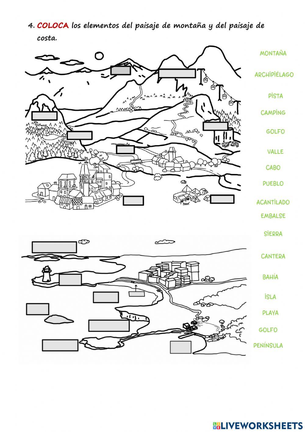 Descubrimos los paisajes
