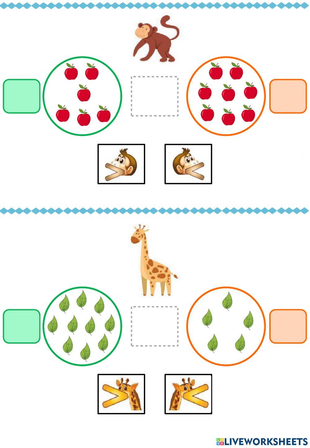 Mayor y menor -Animales hambrientos-