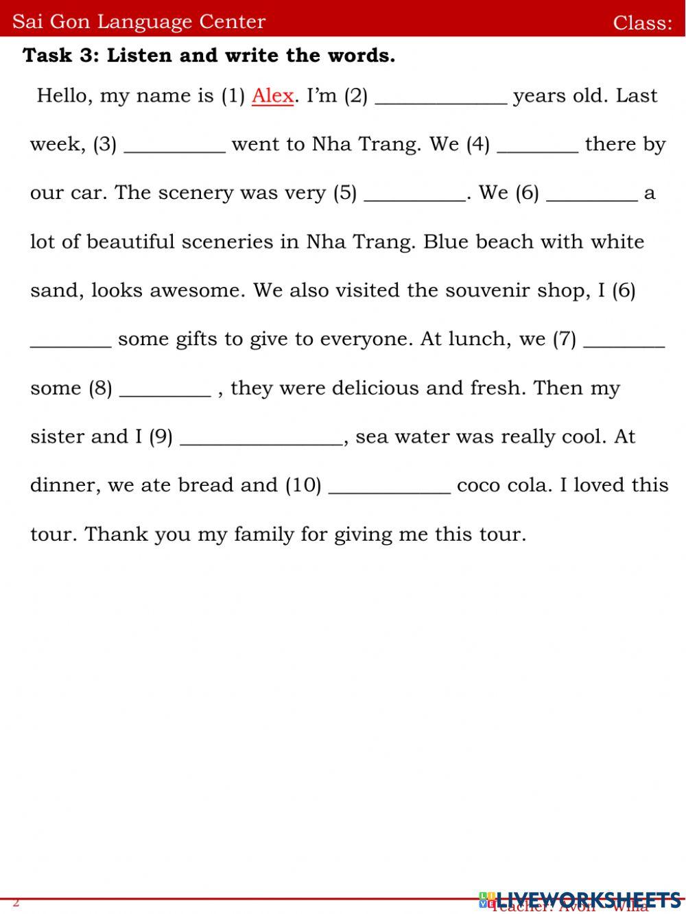 Look at the photos! online exercise for Class: Goldfish + Taro | Live ...