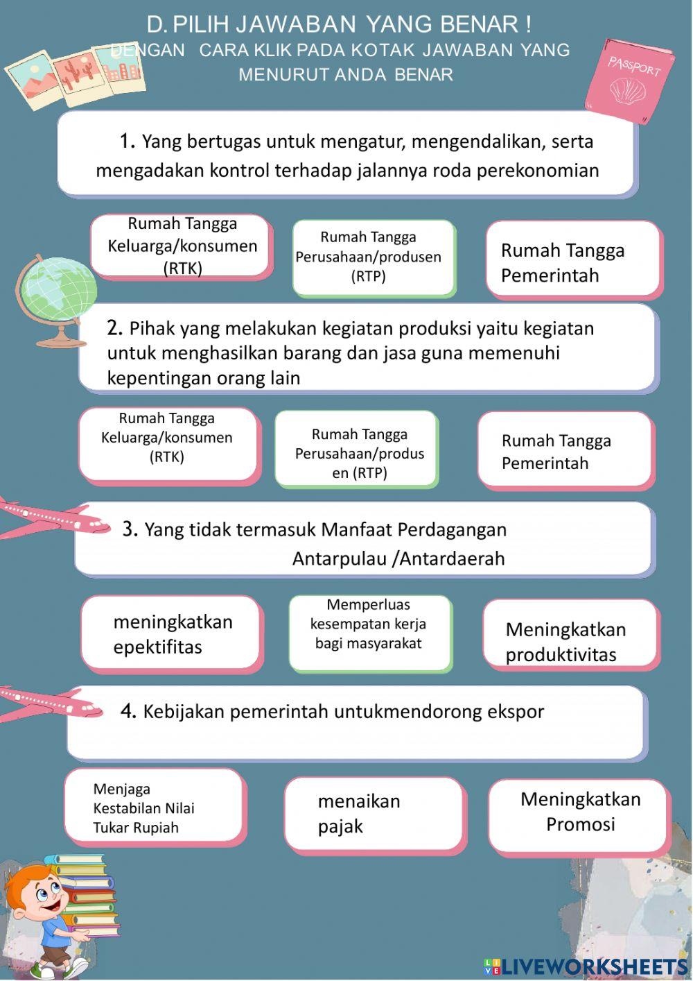 ULANGAN HARIAN IPS KELAS 8 BAB III