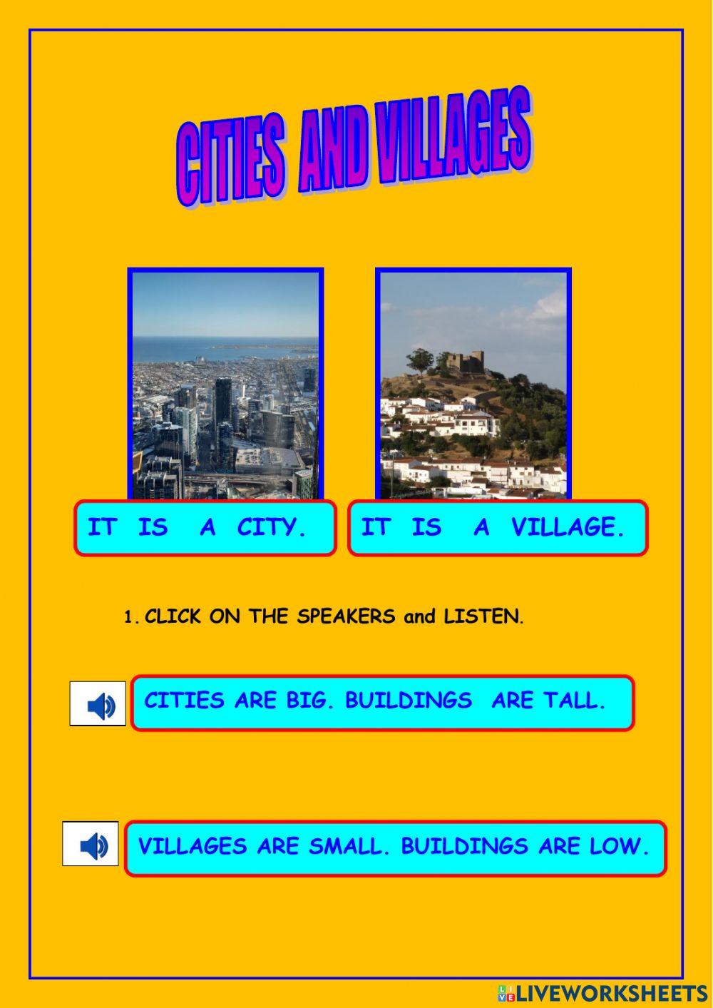 Cities  and  villages