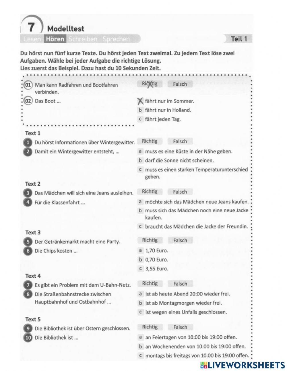 B1 PV Projekt B1 M7T1 hören