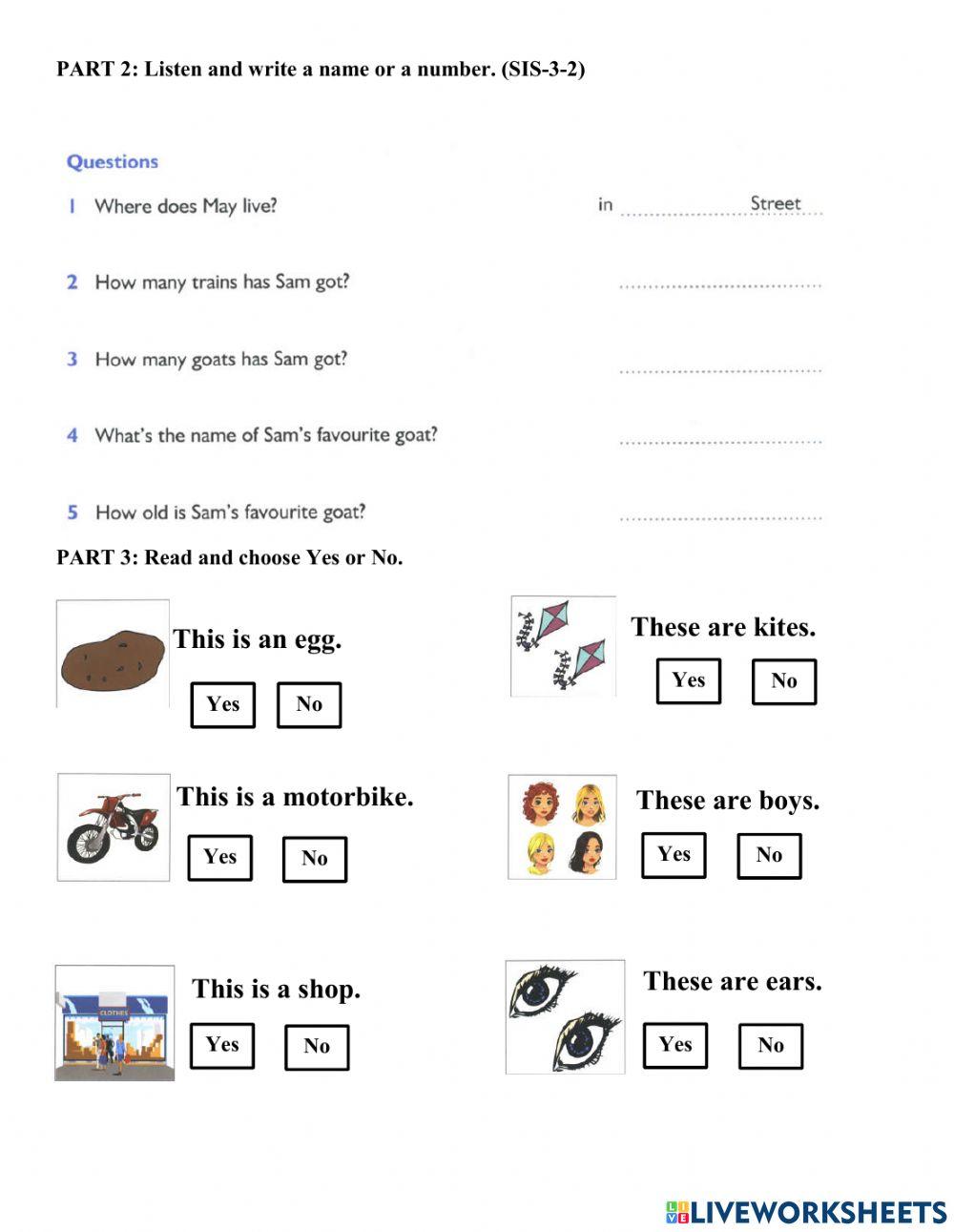 Starters Practice 15 2729 Tuong Vy Live Worksheets