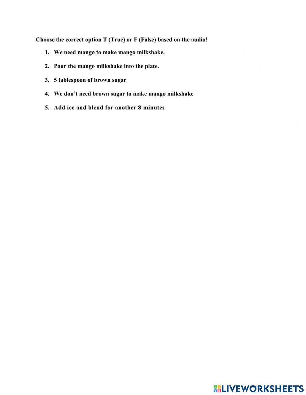 Listening Procedure Text