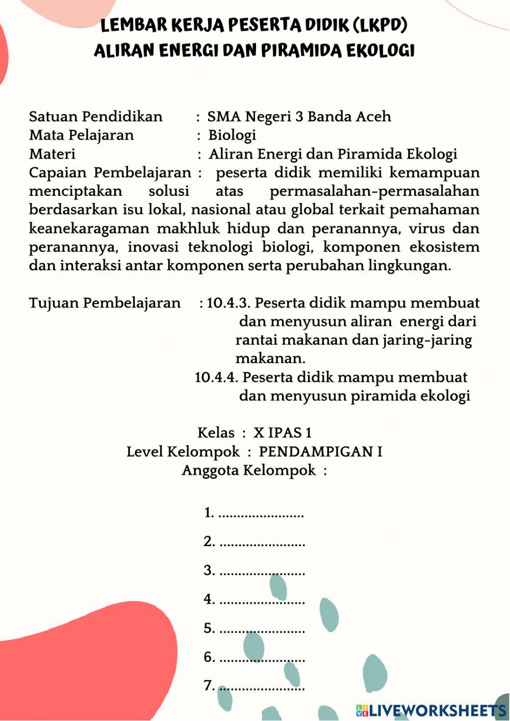 Ekosistem dan Komponen Interaksinya