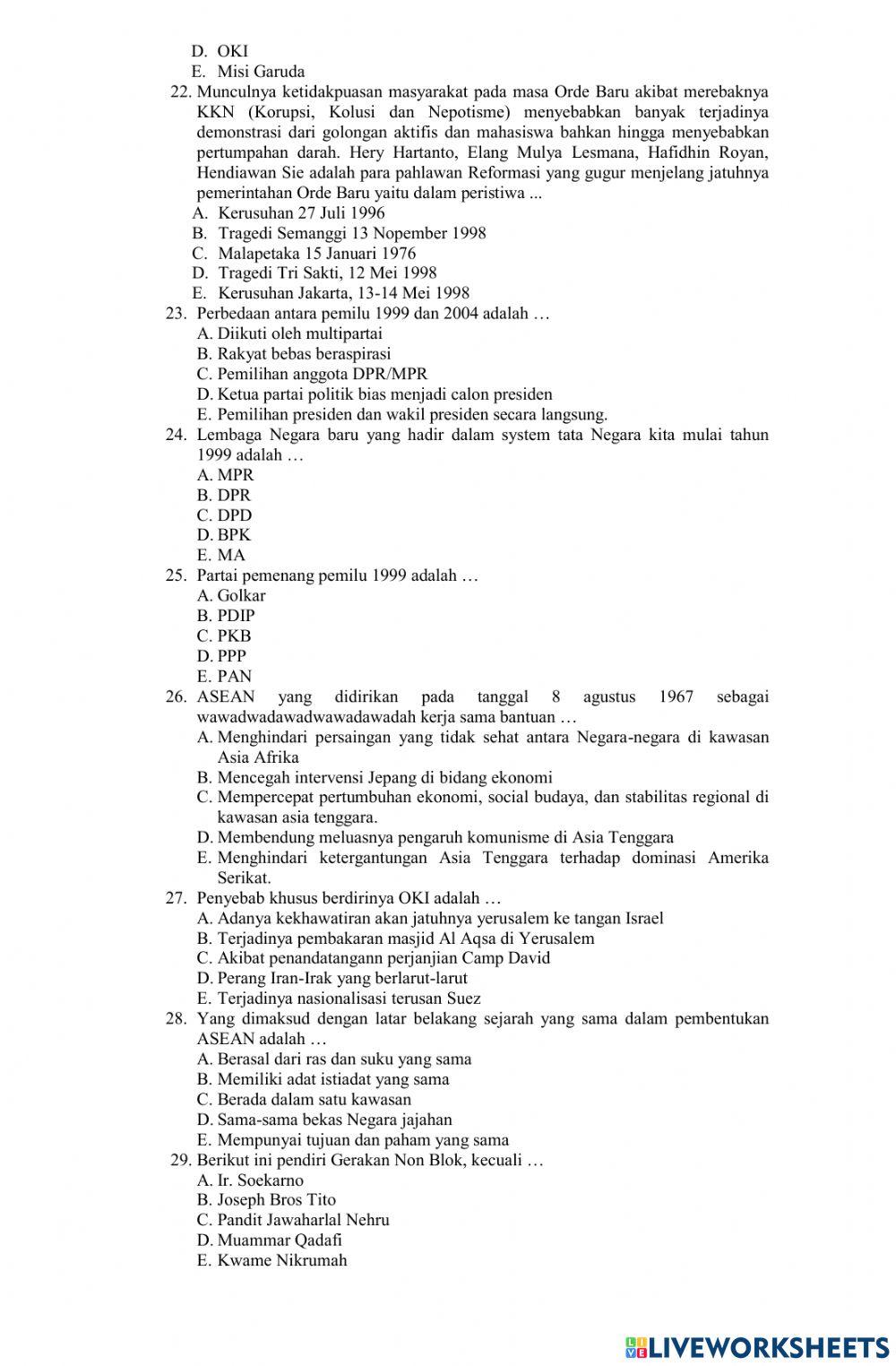 Pat sejarah indonesia