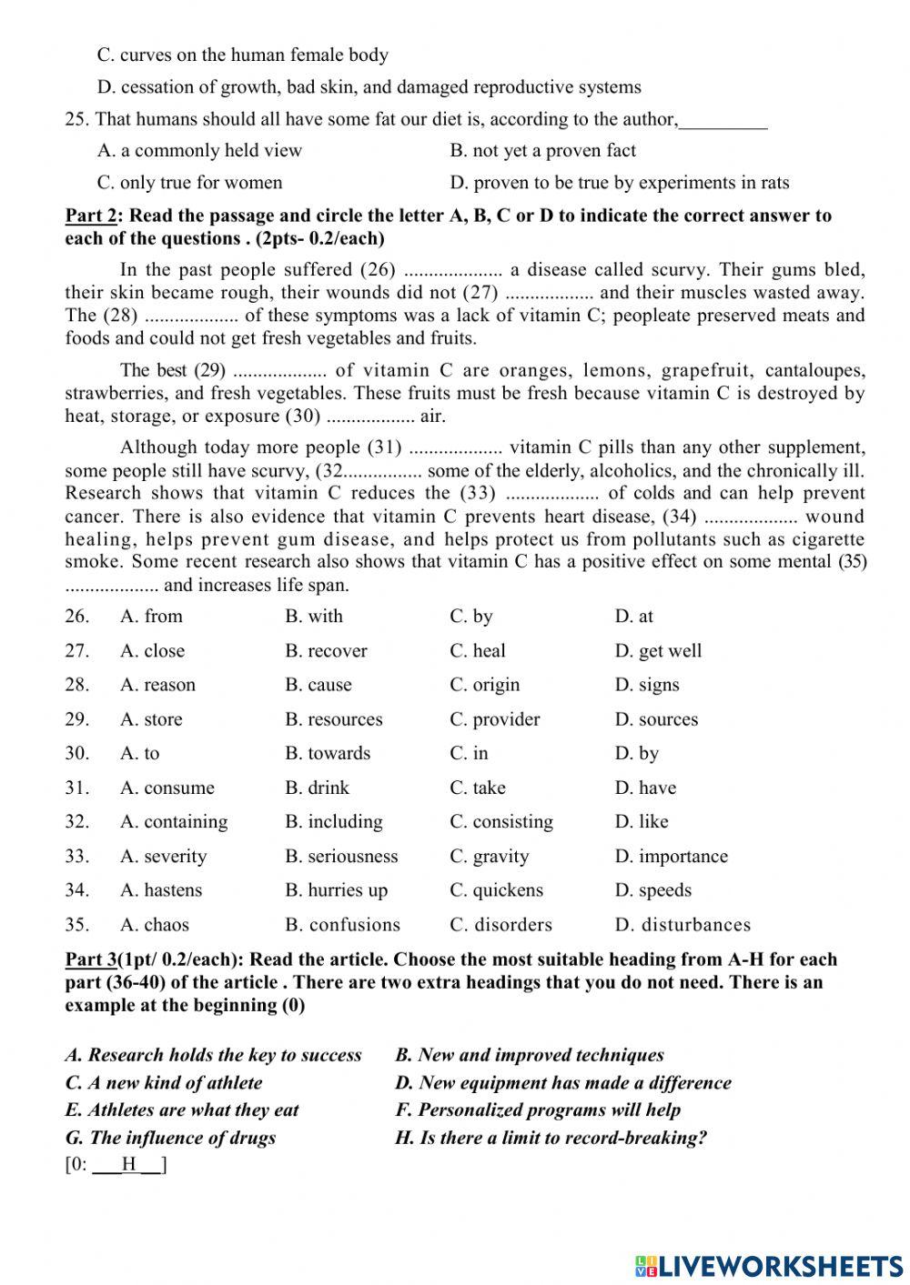 Olympic 10 practice test 3