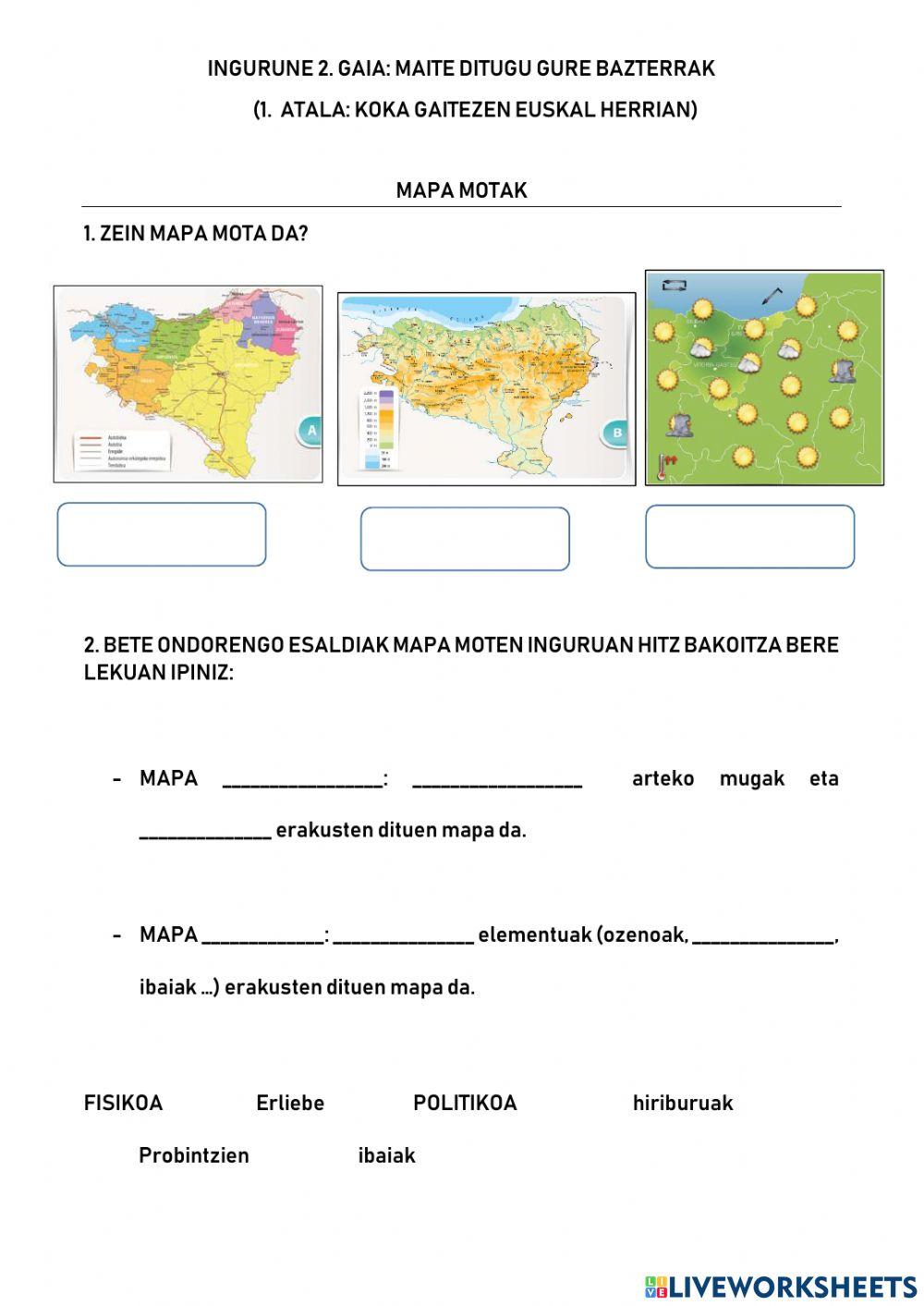 Mapa motak Mapa motak
