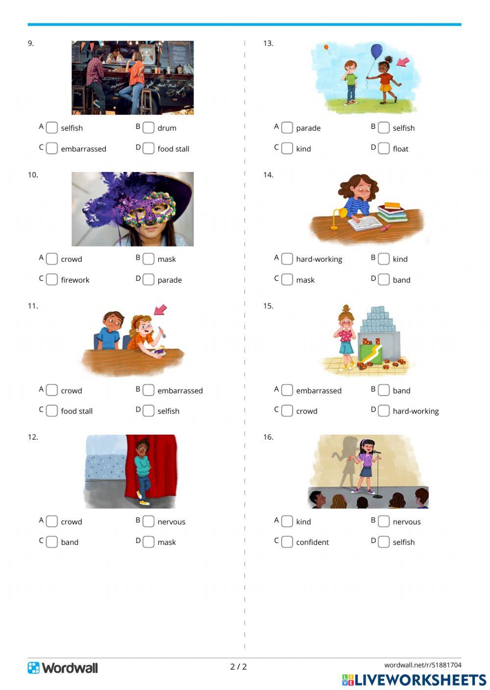 Open Up 5 - Unit 3 -Vocabulary