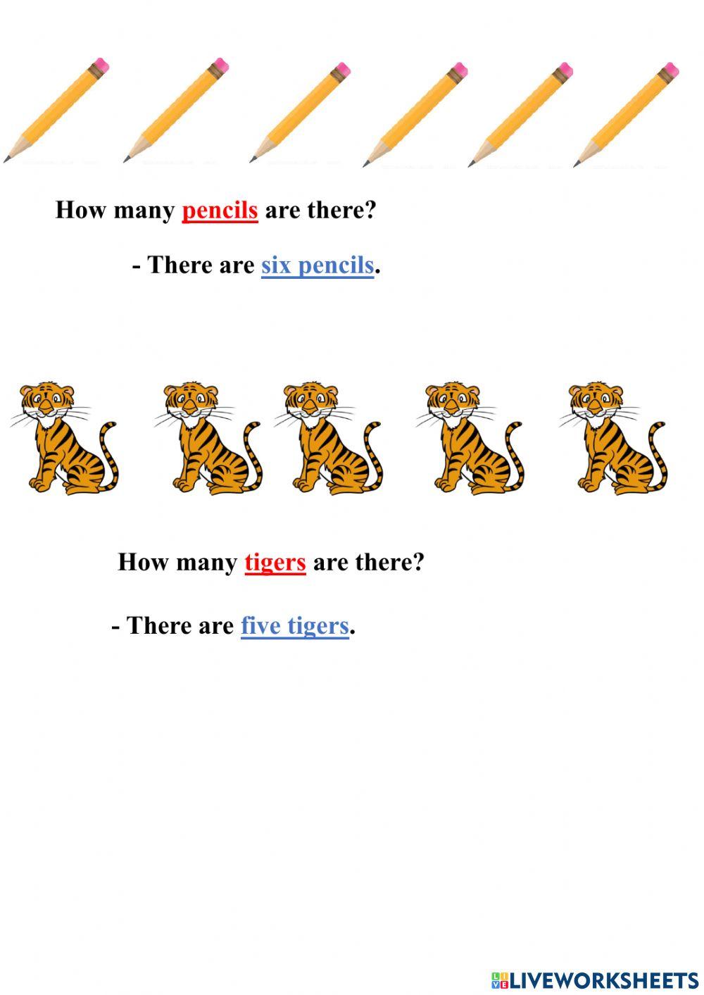 How many - there is - there are - is there - are there - this is - that is