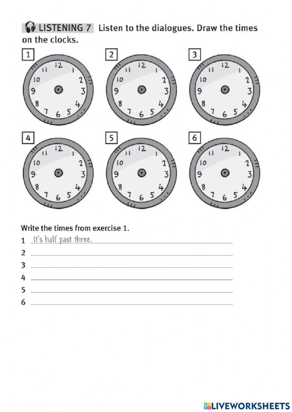 Solutions elementary Unit 1