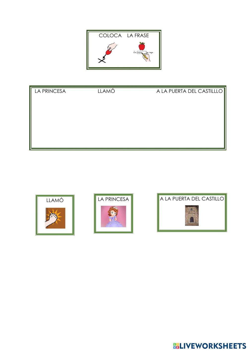 Comprensión la princesa y el guisante