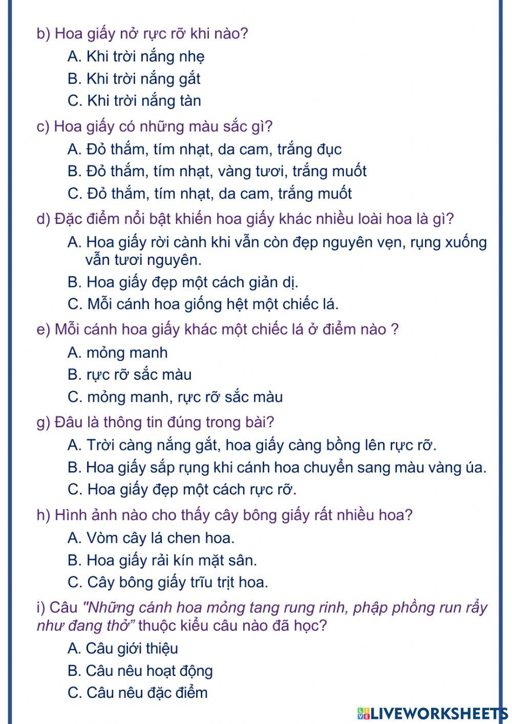 Tiếng Việt 2 (Tuần 24)