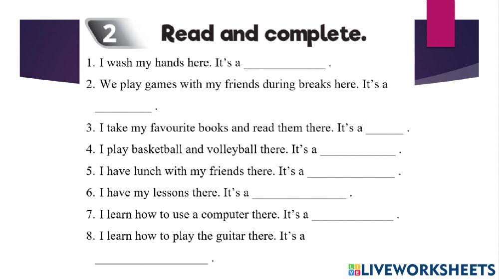 Quick Minds 3, unit 6 , test