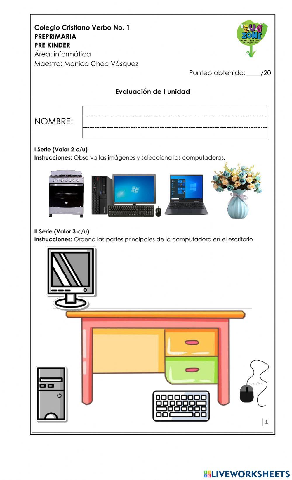 EVALUACIÓN DE PRE-KINDER