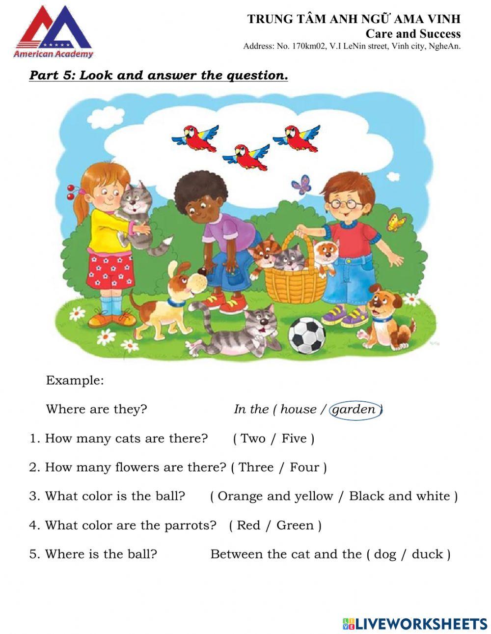 Sample 2nd mid-term test Grade 1