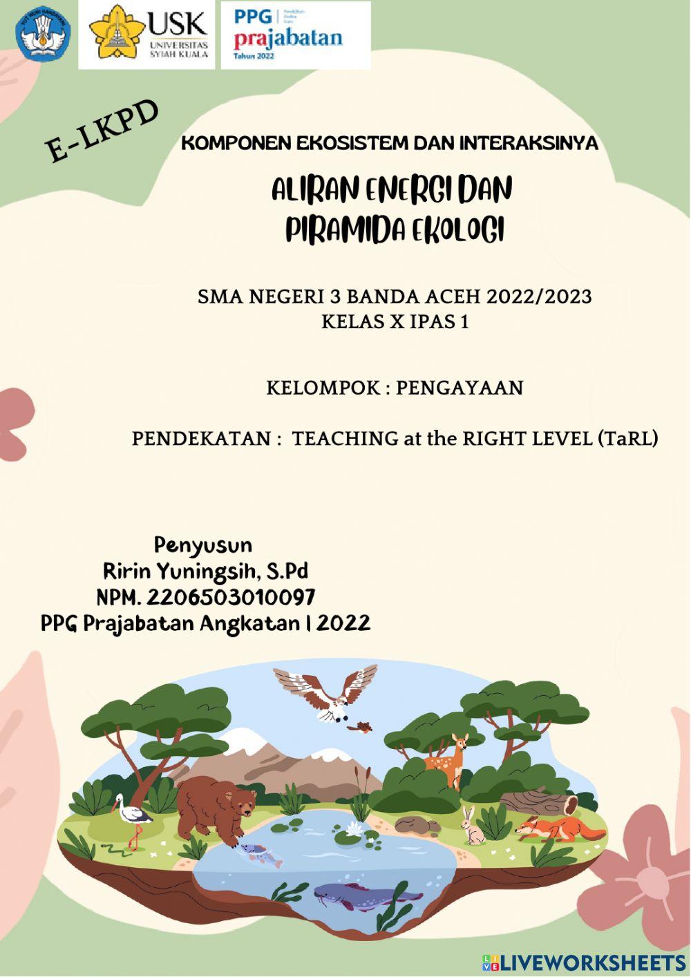 Ekosistem dan Interaksi Antar Ekosistem