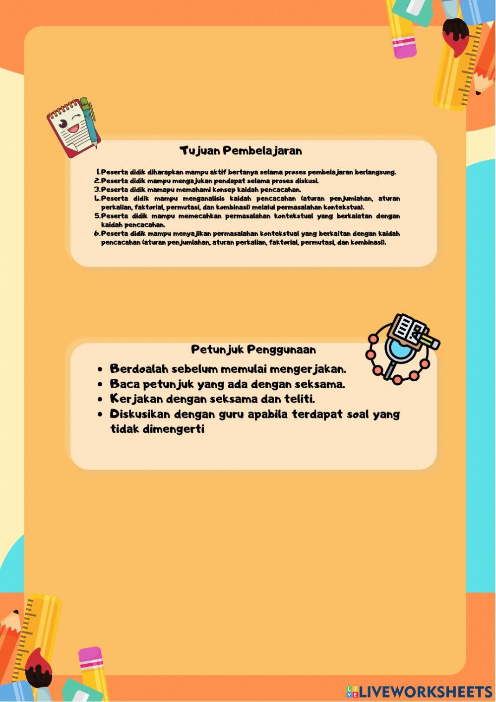 LKPD Kaidah Pencacahan