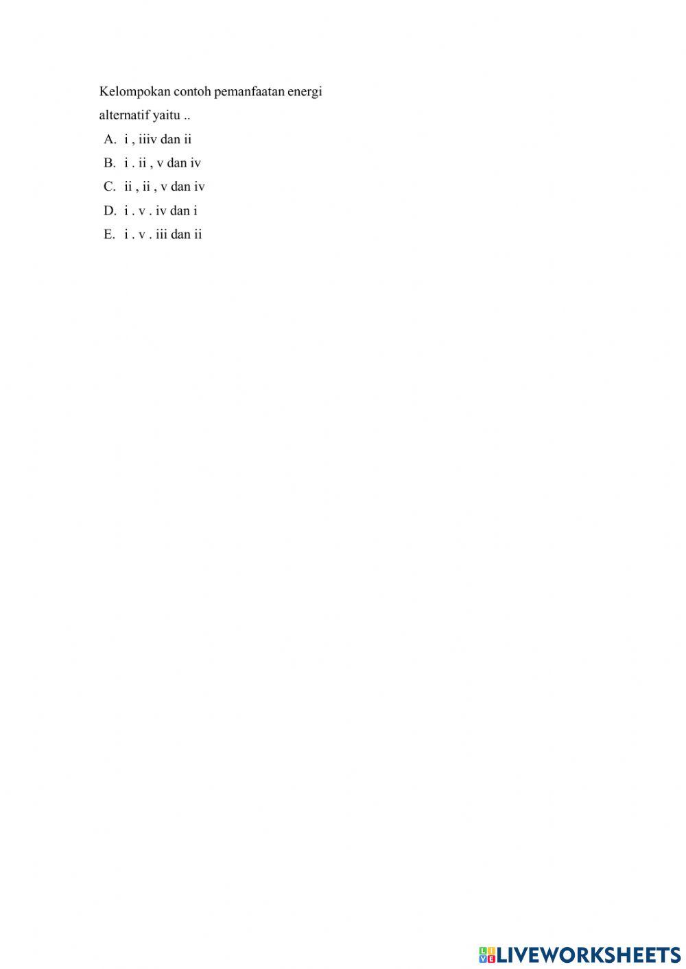 Soal Evaluasi Fisika