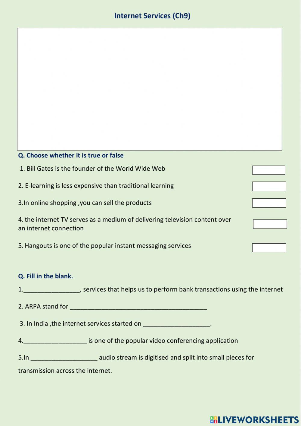 Internet Services 2304869 Vani14 Live Worksheets internet-services-2304869-vani14-live-worksheets