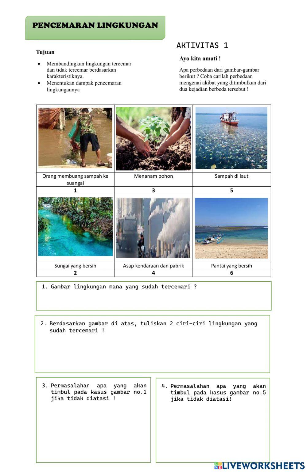 Pencemaran lingkungan