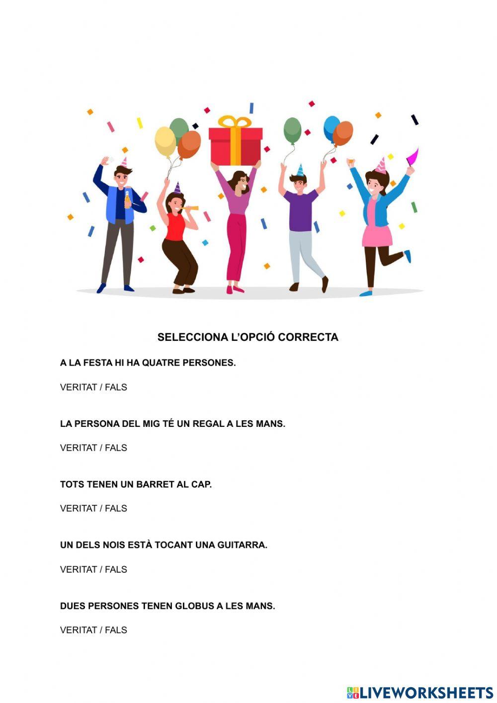 Selecciona l'opció correcta