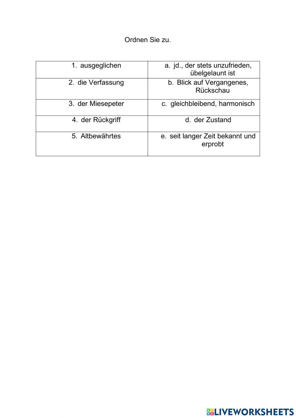 C1-9.2-Kreativ-Ordnen Sie zu.