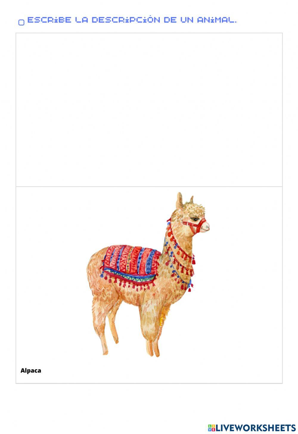 Descripción Animales