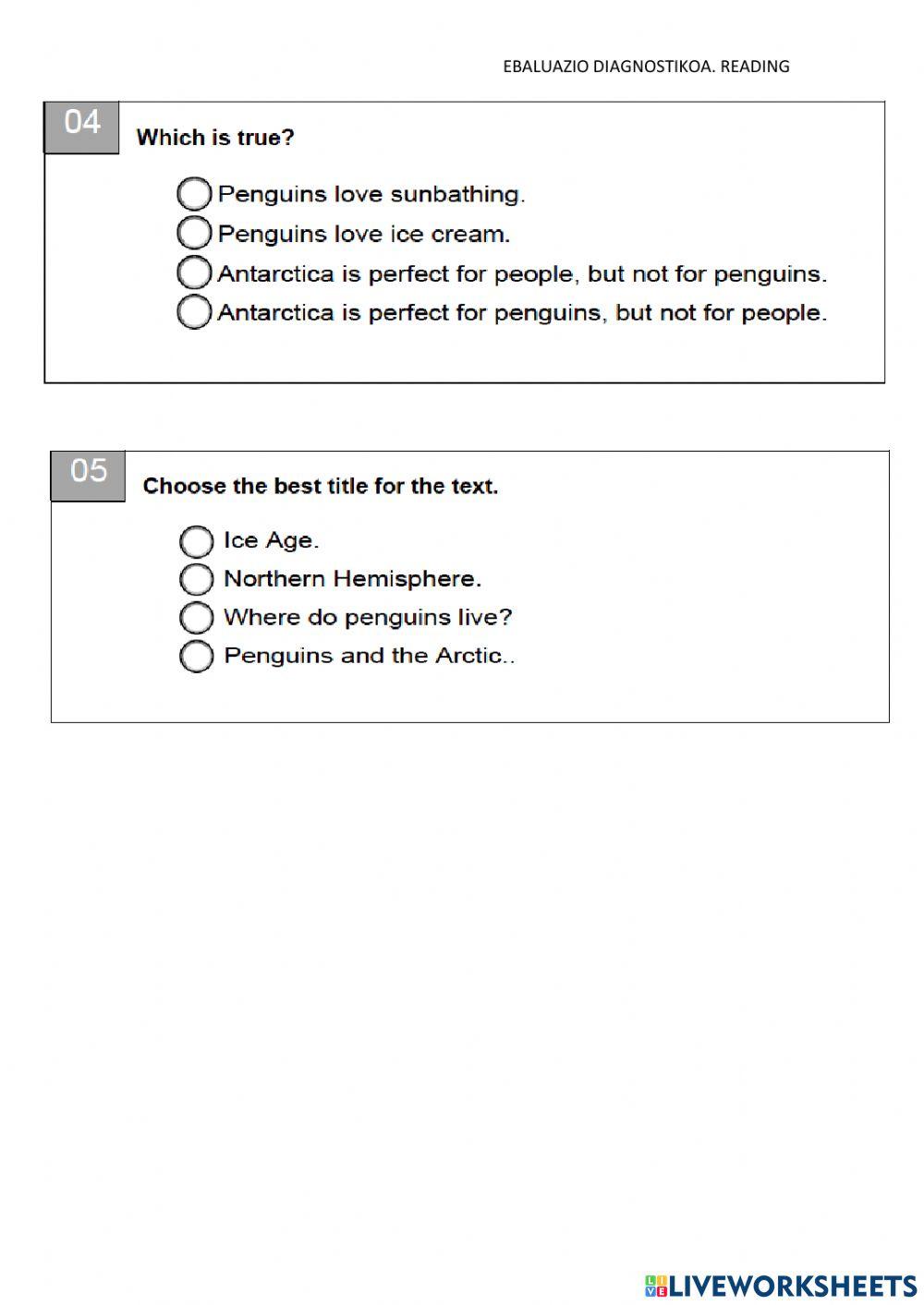 Listening. penguins