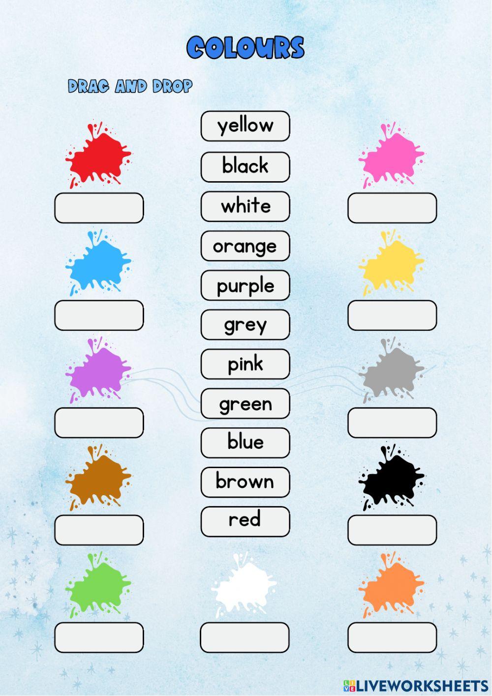 Winter clothes and colours