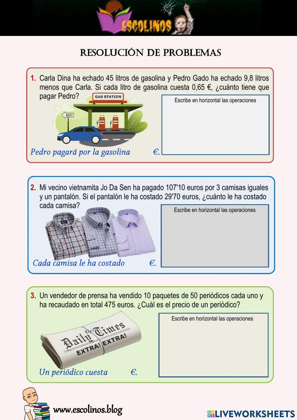 Control decimales III