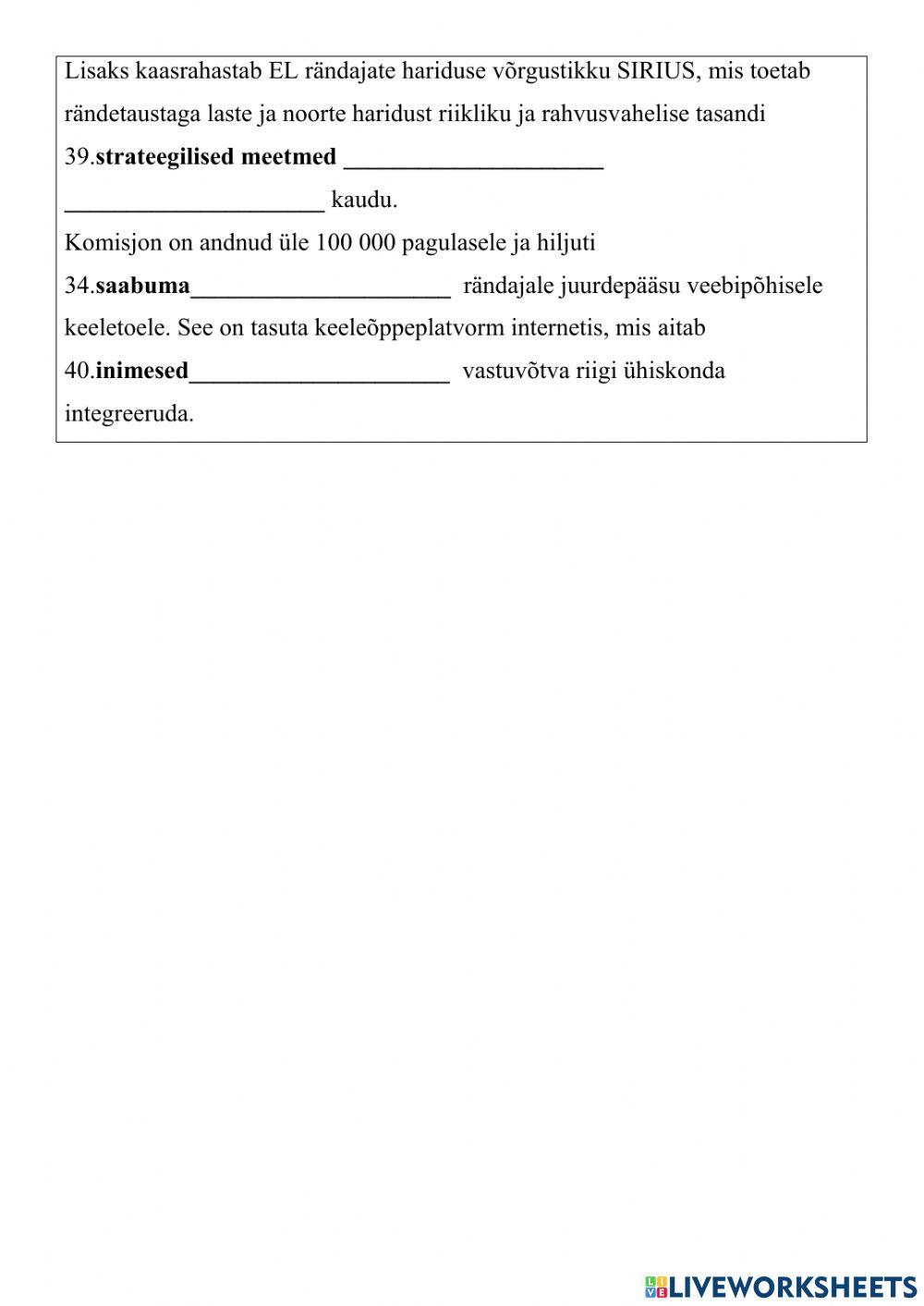 12-Pagulased ja rändajad