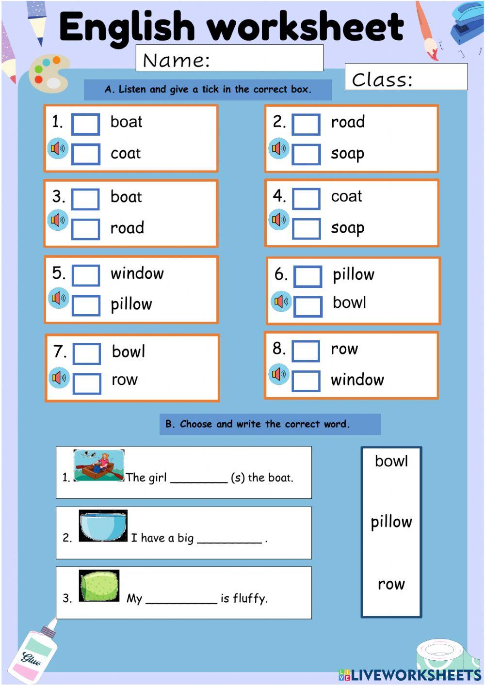 Double-letter vowel sounds long vowel o