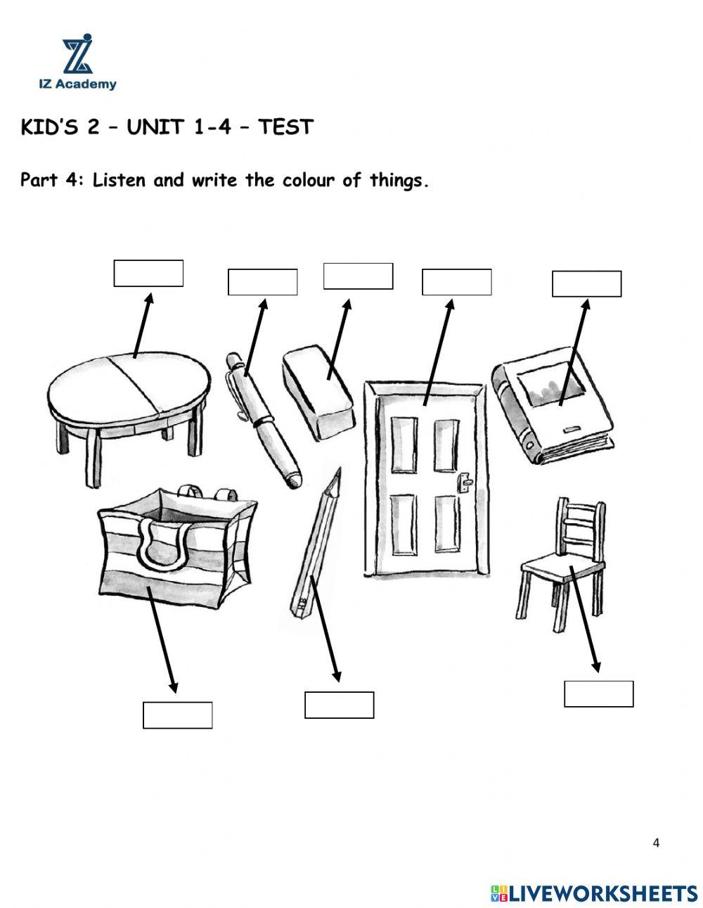 F&F2 - Test 1-2 - Unit 1-4