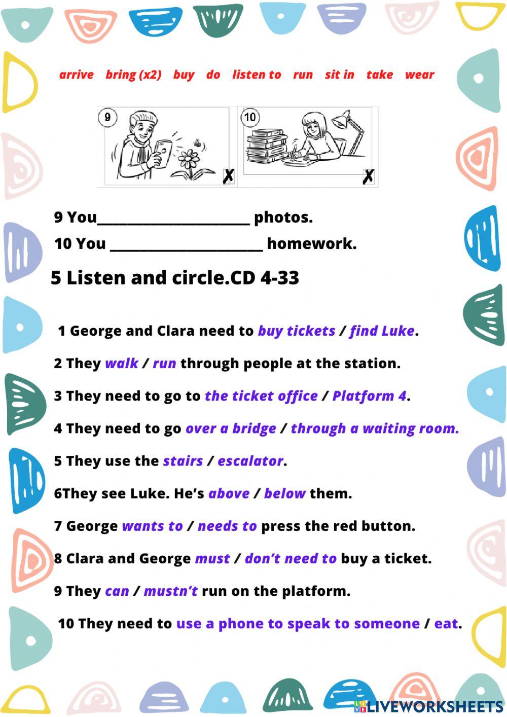 6º EXAM UNIT 3 (part 1)