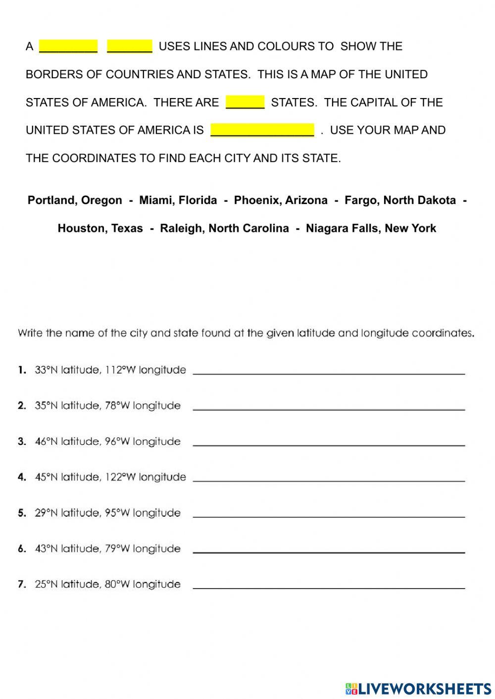 Latitude & Longitude 1