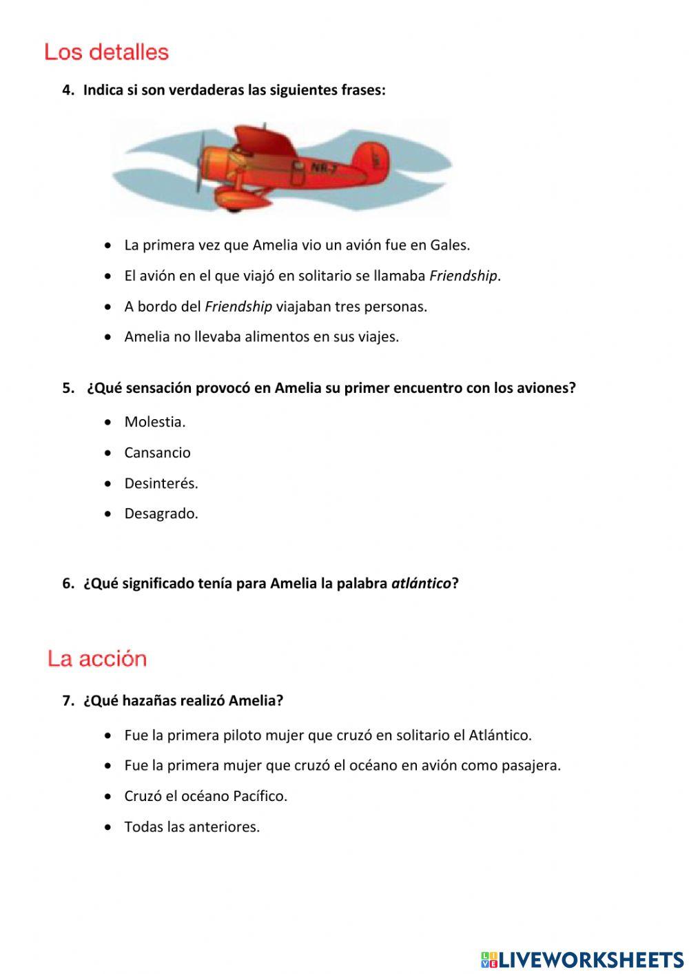 Biografía  de Amelia Earhart