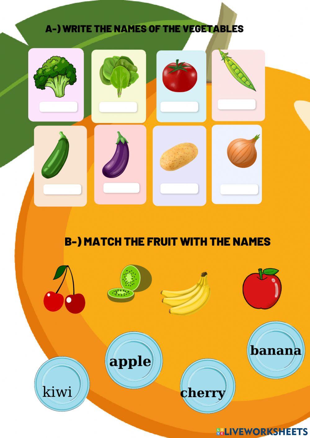 Fruit and vegetables